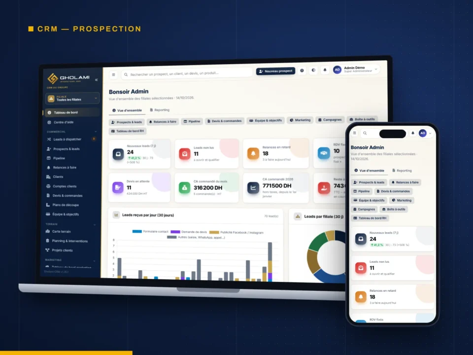 CRM Gestion prospections